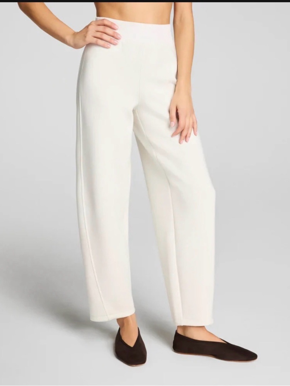 Spanx Air Essentials Lux Barrel Leg Pant - Linen